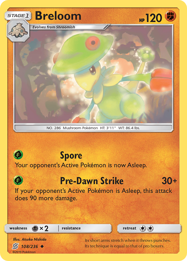 Breloom, kortbilde fra pokemontcg.io