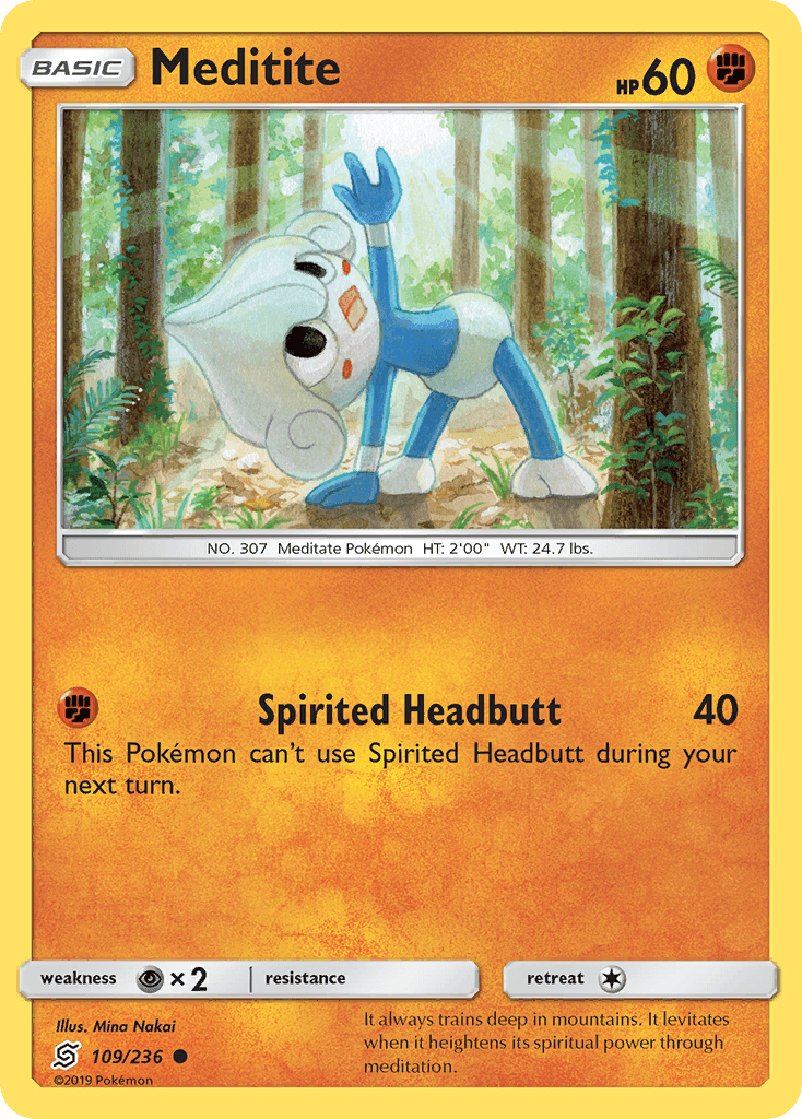 Meditite, kortbilde fra pokemontcg.io