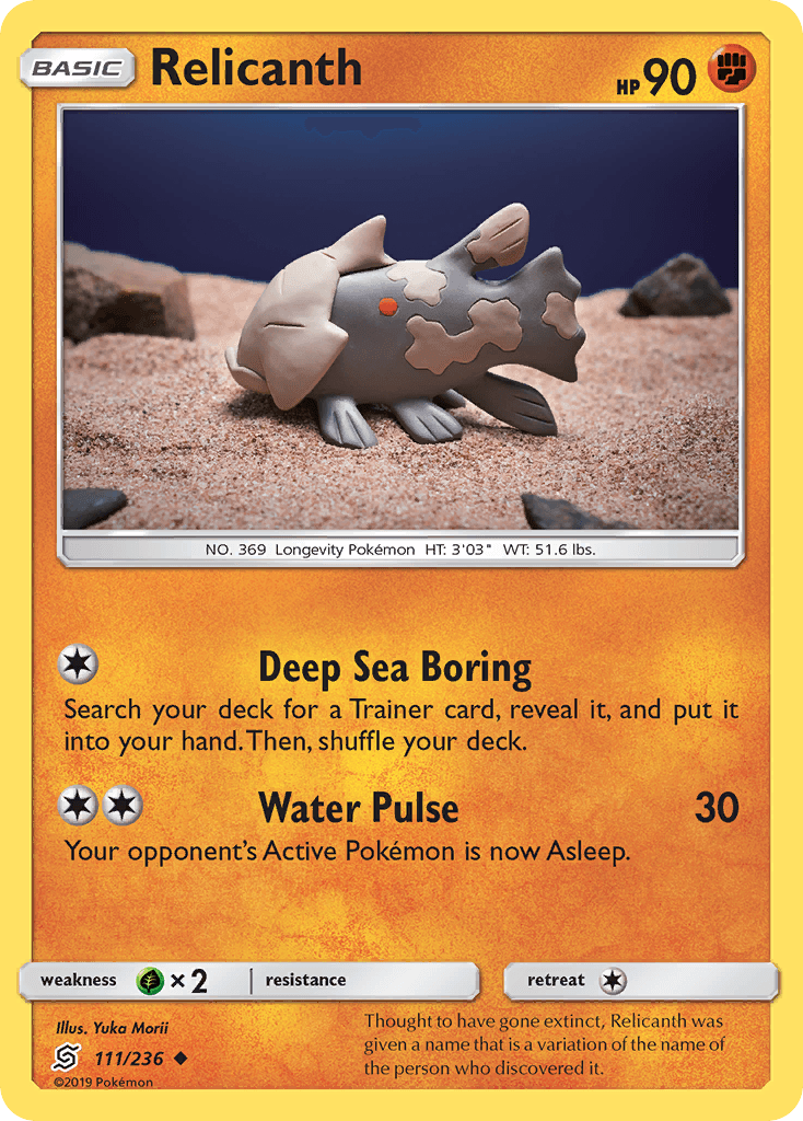 Relicanth, kortbilde fra pokemontcg.io