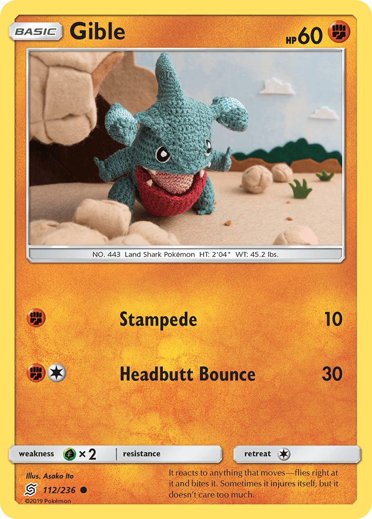 Gible, kortbilde fra pokemontcg.io