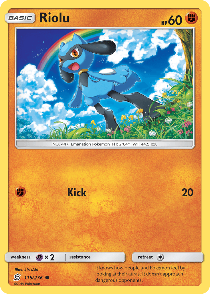 Riolu, kortbilde fra pokemontcg.io