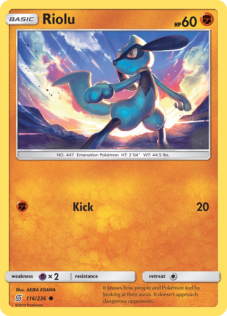 Riolu, kortbilde fra pokemontcg.io