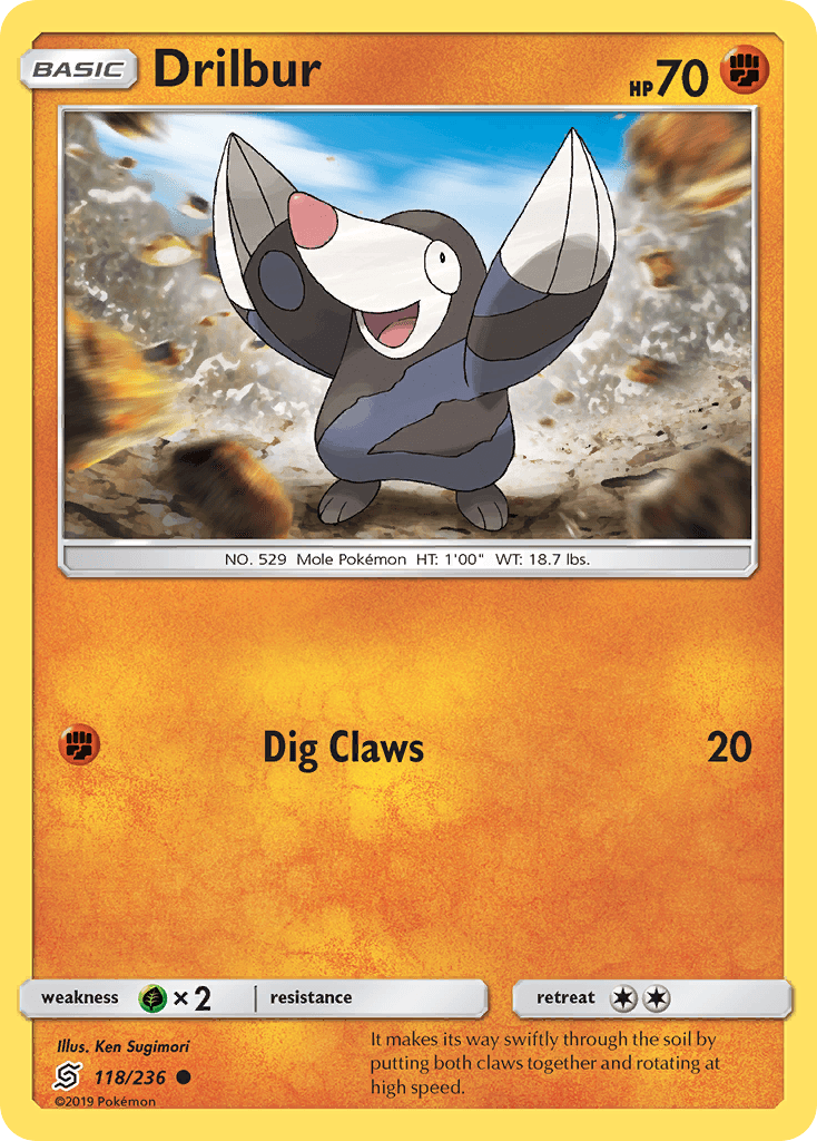Drilbur, kortbilde fra pokemontcg.io