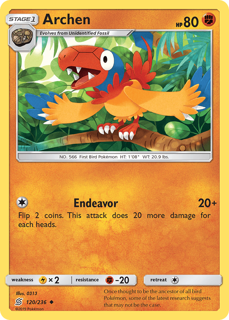 Archen, kortbilde fra pokemontcg.io
