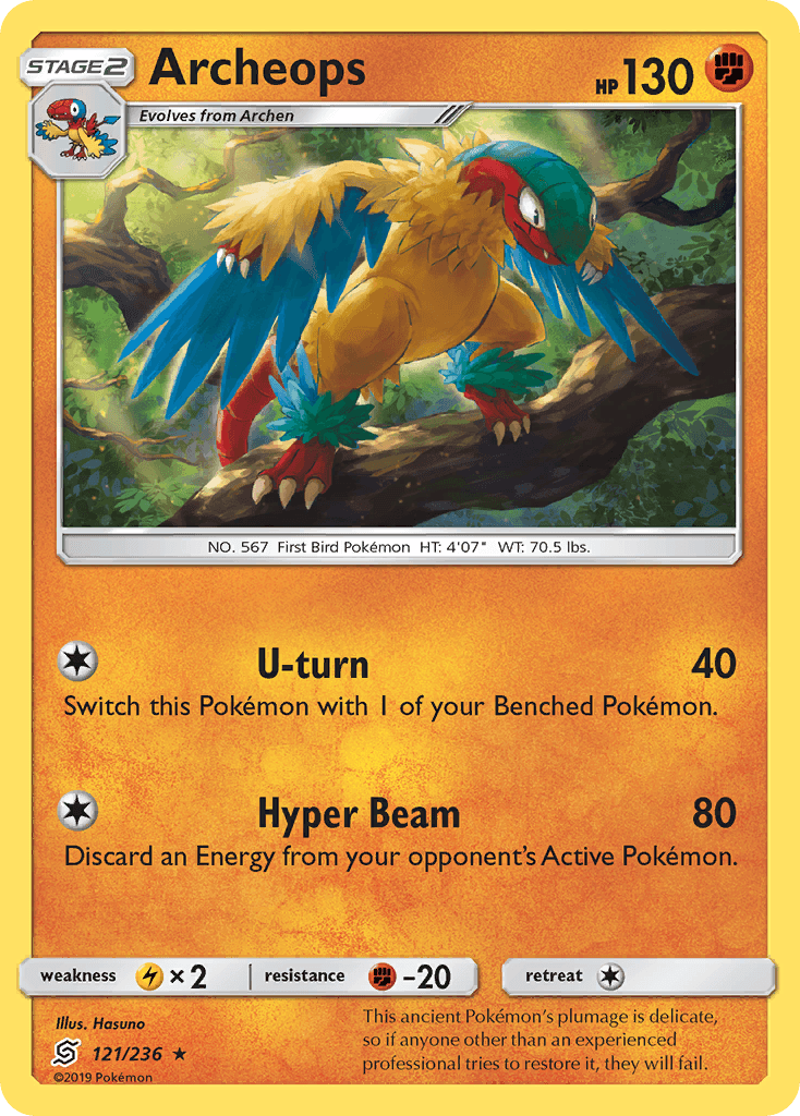 Archeops, kortbilde fra pokemontcg.io