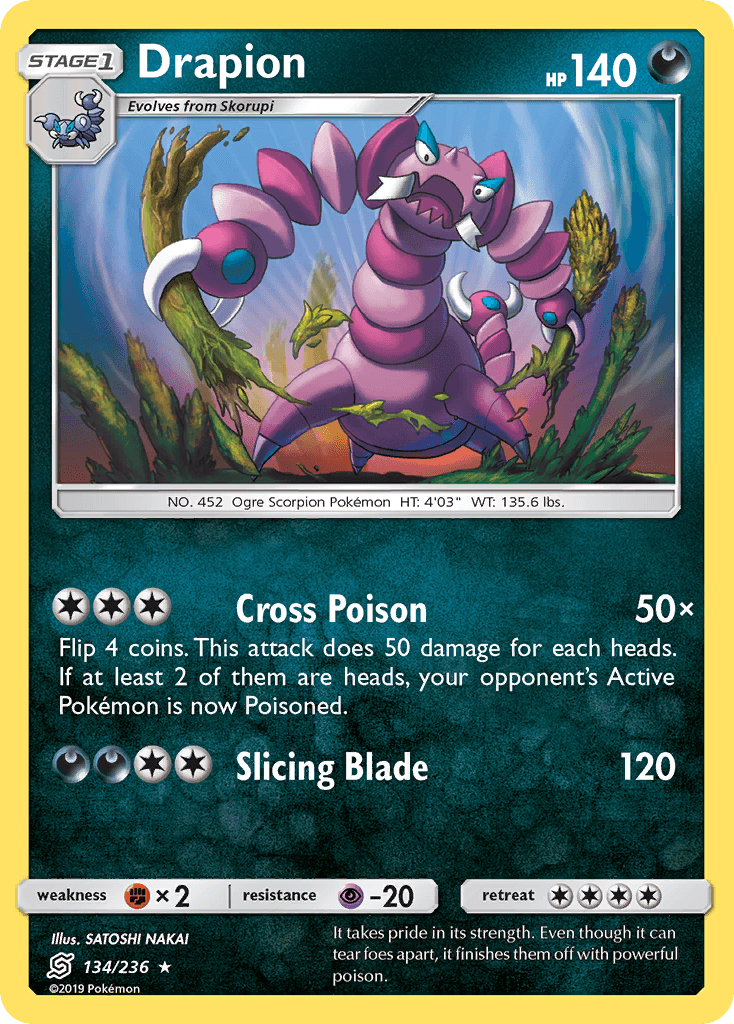 Drapion, kortbilde fra pokemontcg.io