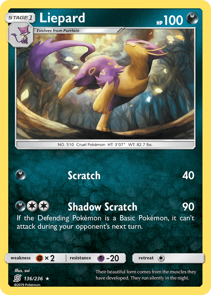 Liepard, kortbilde fra pokemontcg.io
