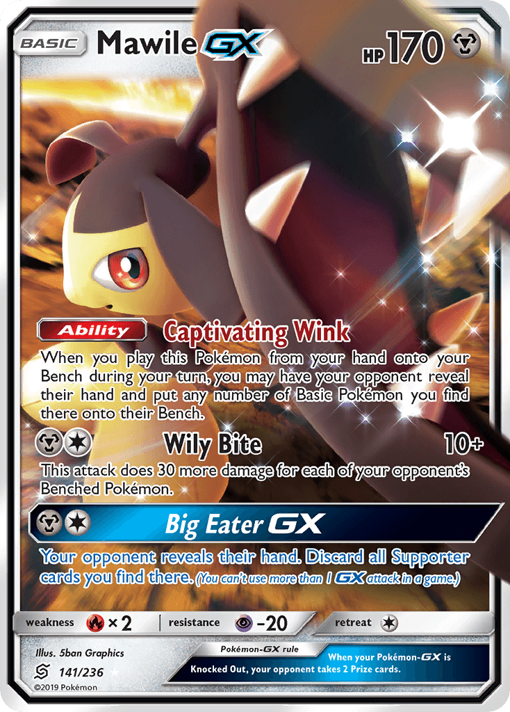 Mawile-GX, kortbilde fra pokemontcg.io