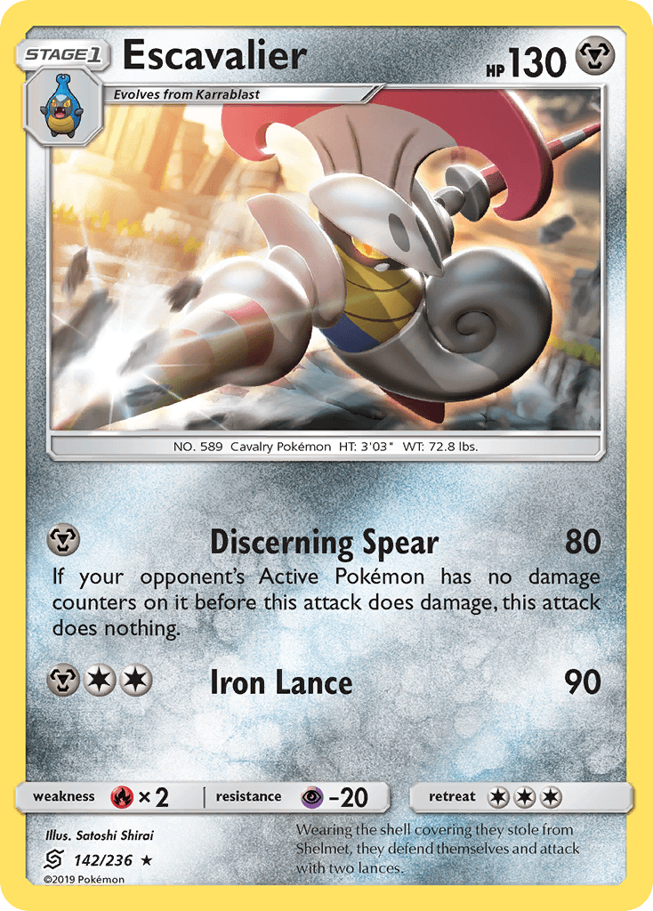 Escavalier, kortbilde fra pokemontcg.io