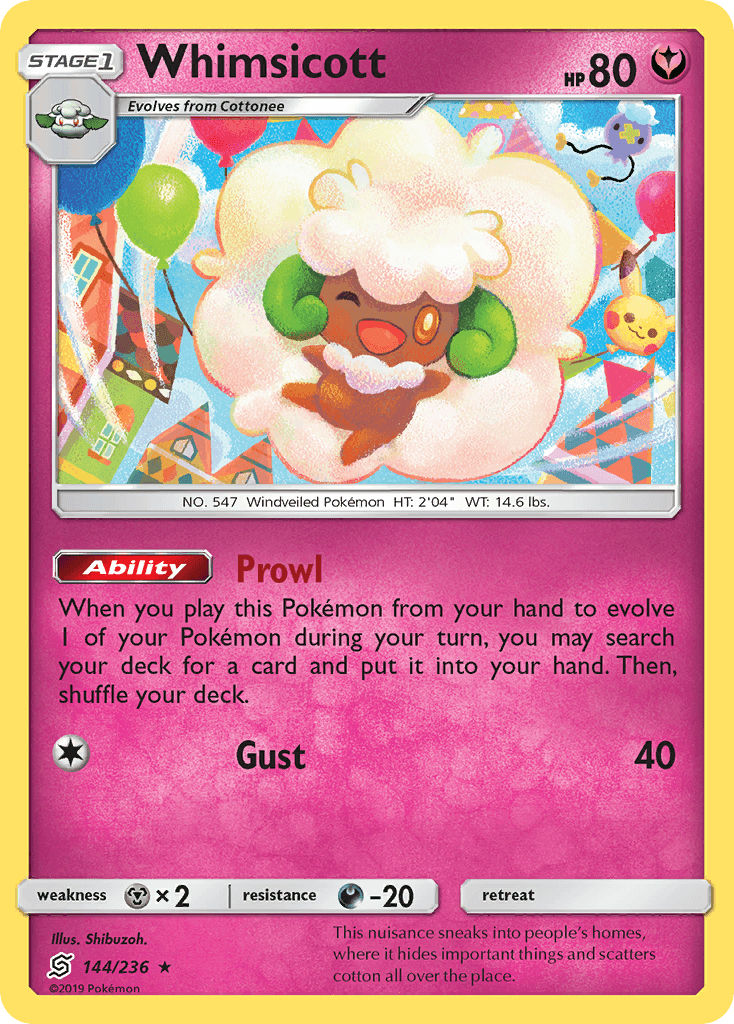 Whimsicott, kortbilde fra pokemontcg.io