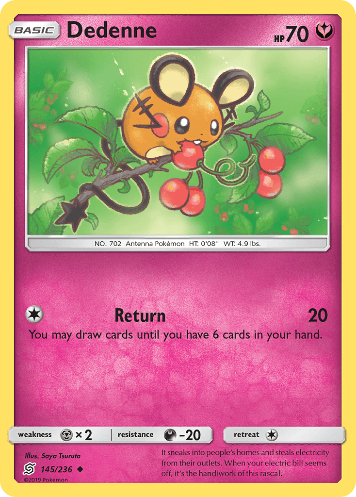 Dedenne, kortbilde fra pokemontcg.io