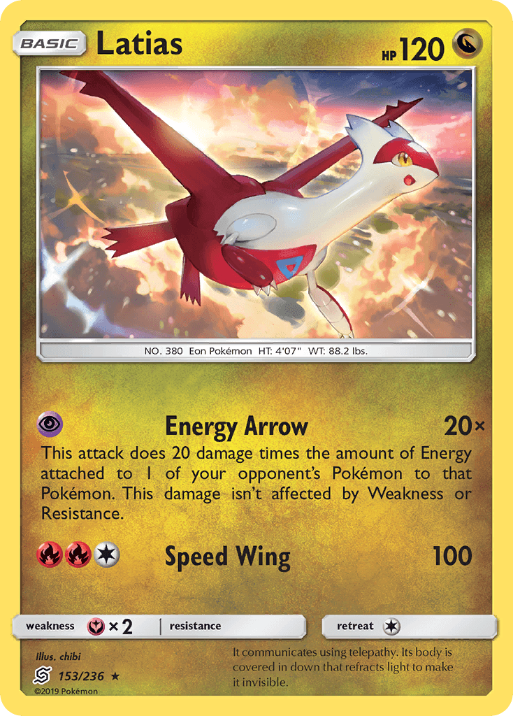 Latias, kortbilde fra pokemontcg.io