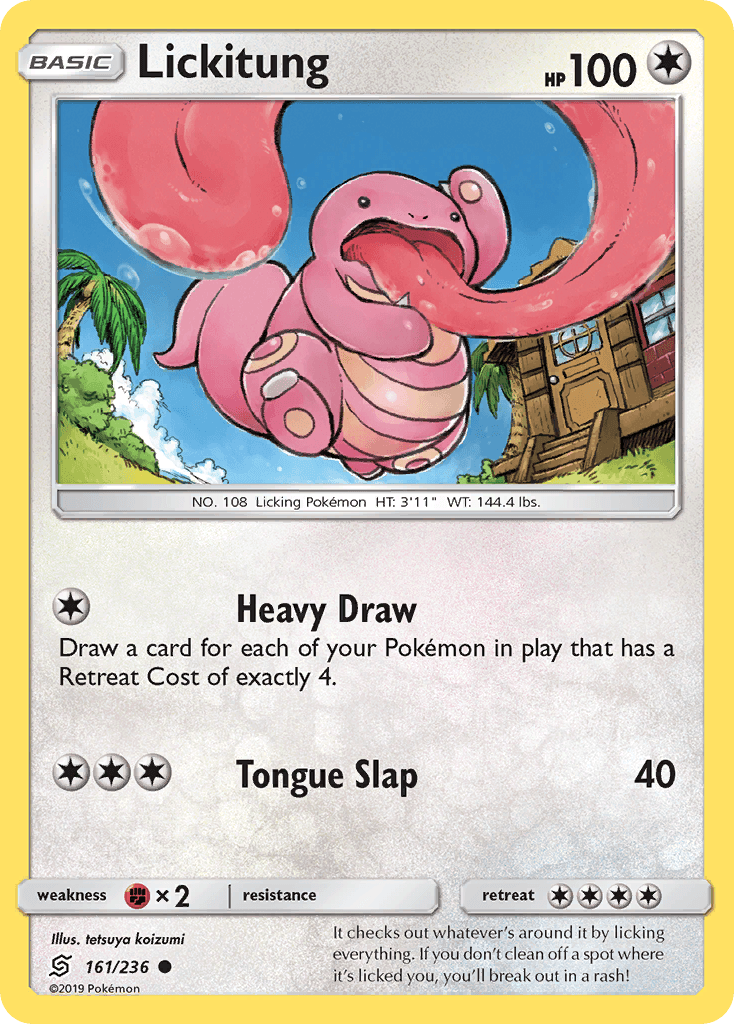 Lickitung, kortbilde fra pokemontcg.io