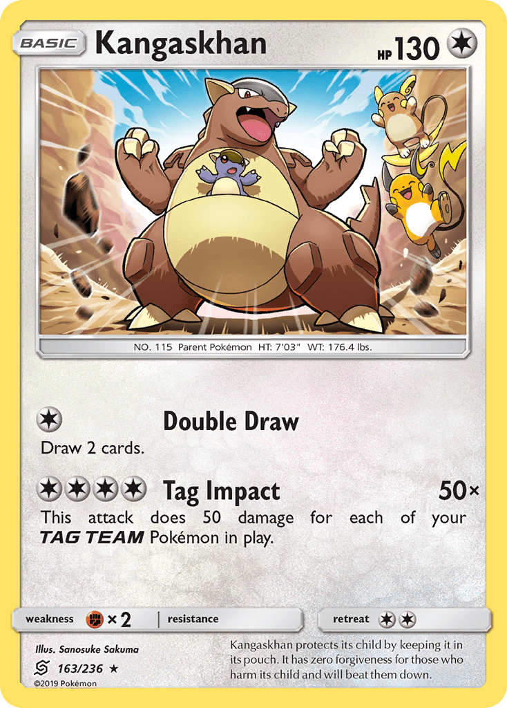 Kangaskhan, kortbilde fra pokemontcg.io