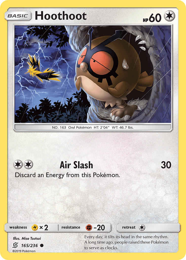 Hoothoot, kortbilde fra pokemontcg.io
