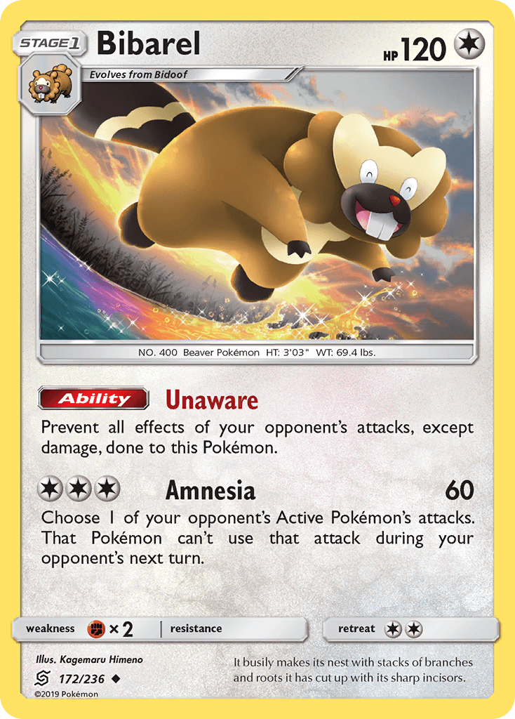 Bibarel, kortbilde fra pokemontcg.io
