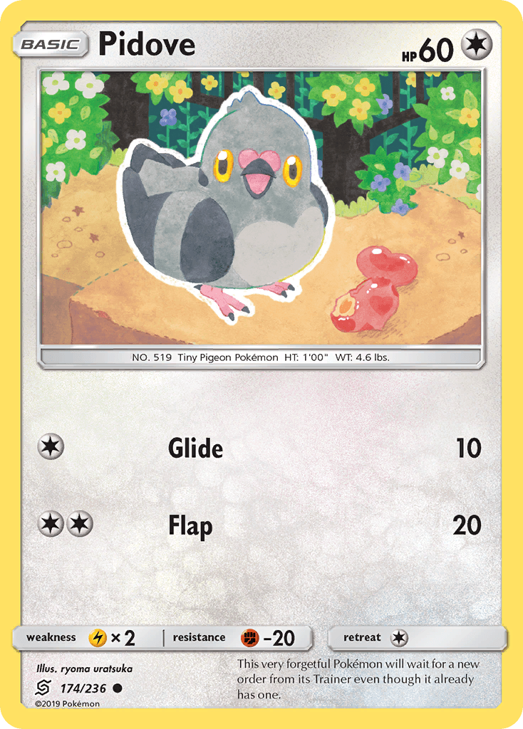 Pidove, kortbilde fra pokemontcg.io