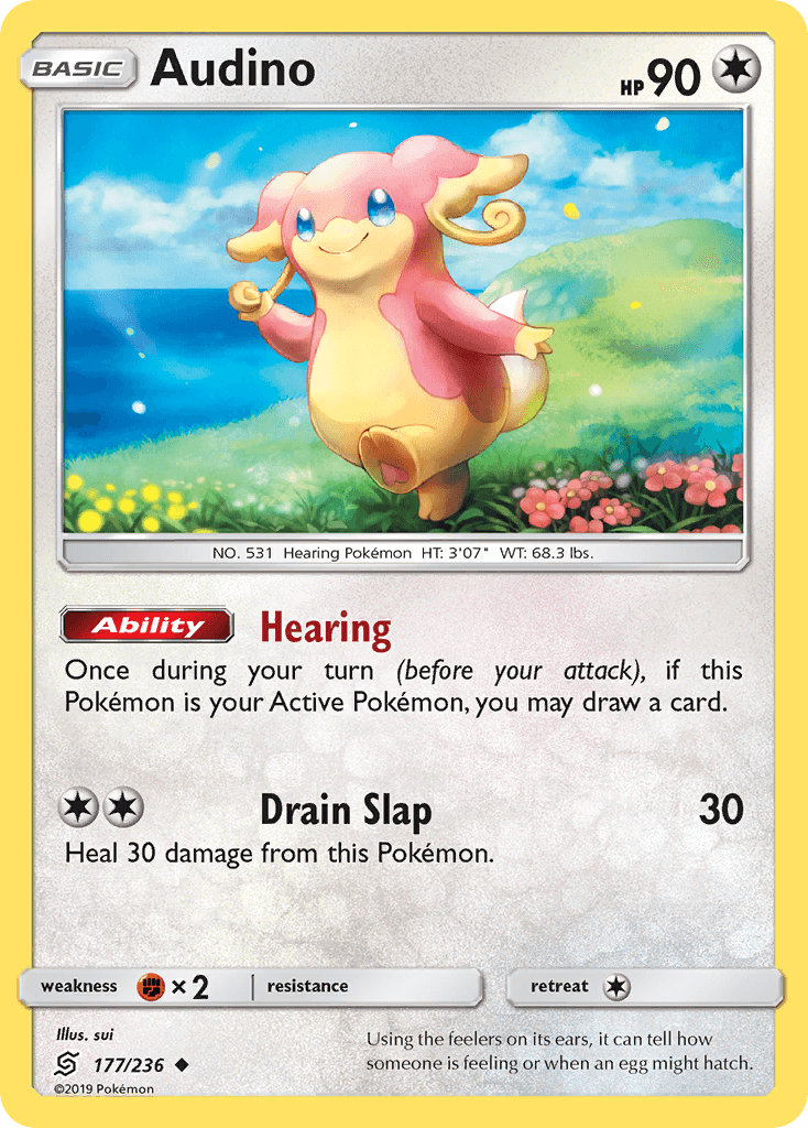 Audino, kortbilde fra pokemontcg.io