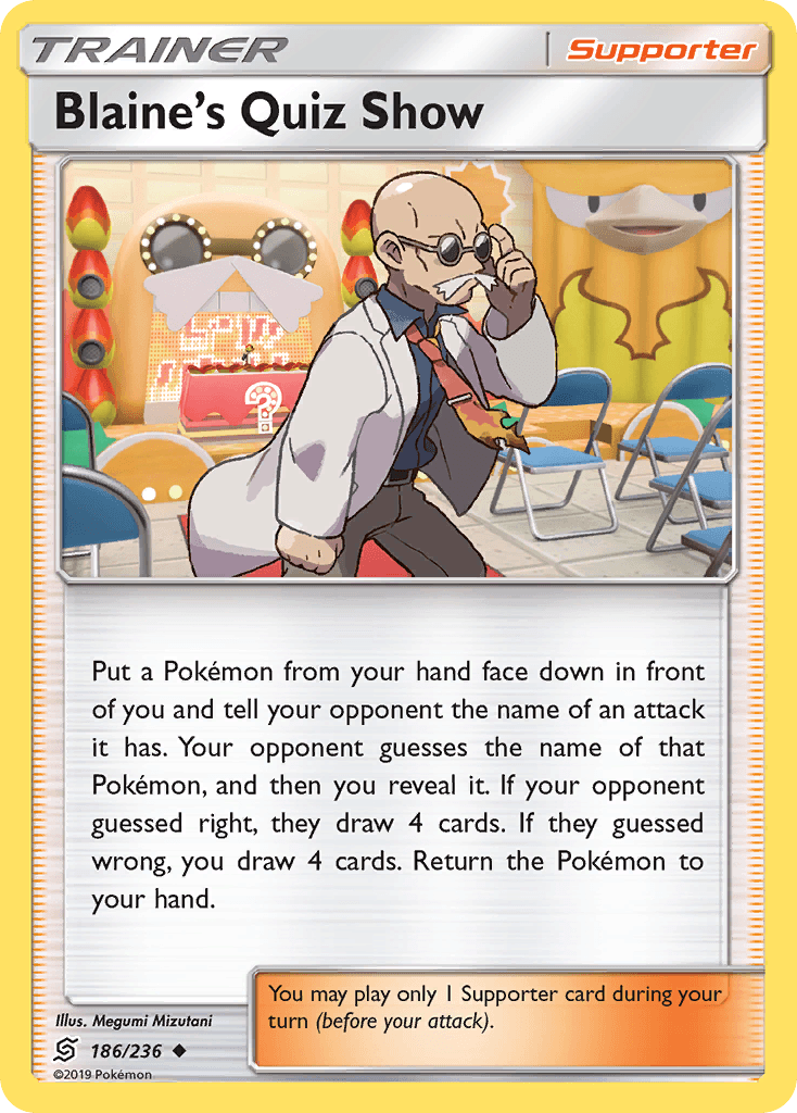 Blaine's Quiz Show, kortbilde fra pokemontcg.io