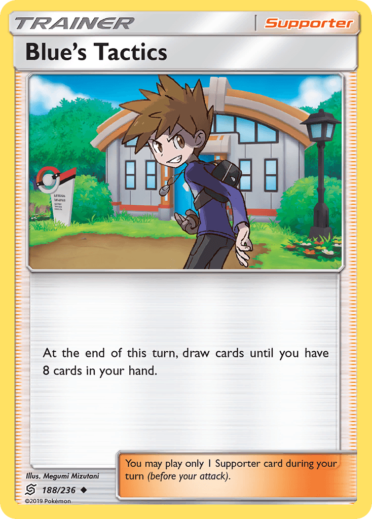 Blue's Tactics, kortbilde fra pokemontcg.io