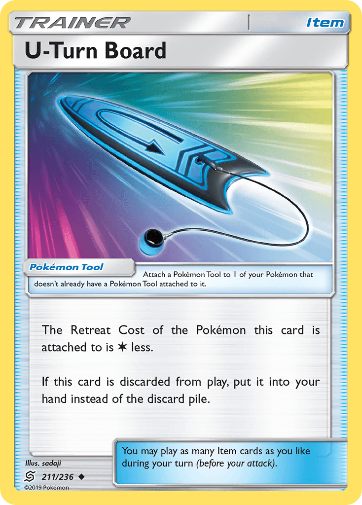 U-Turn Board, kortbilde fra pokemontcg.io