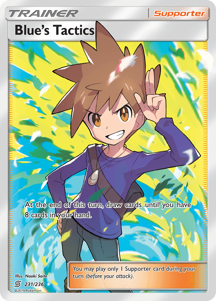 Blue's Tactics, kortbilde fra pokemontcg.io
