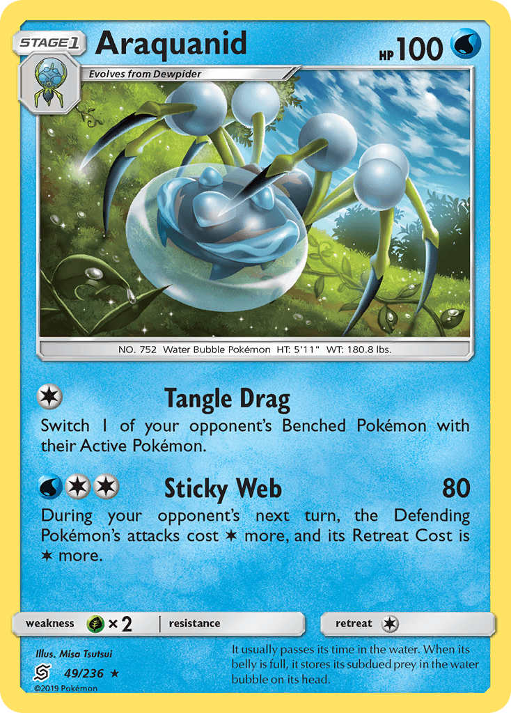 Araquanid, kortbilde fra pokemontcg.io