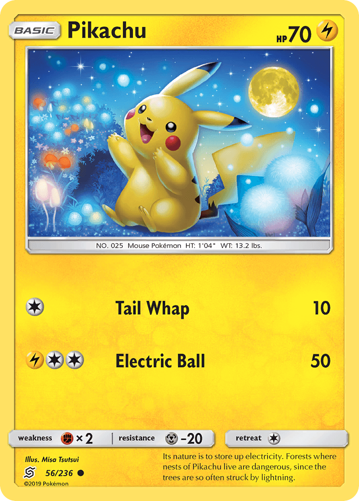 Pikachu, kortbilde fra pokemontcg.io