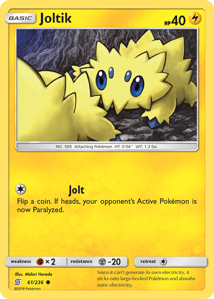 Joltik, kortbilde fra pokemontcg.io