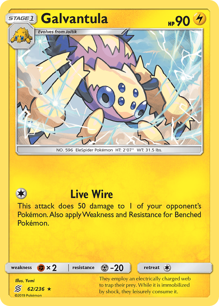 Galvantula, kortbilde fra pokemontcg.io