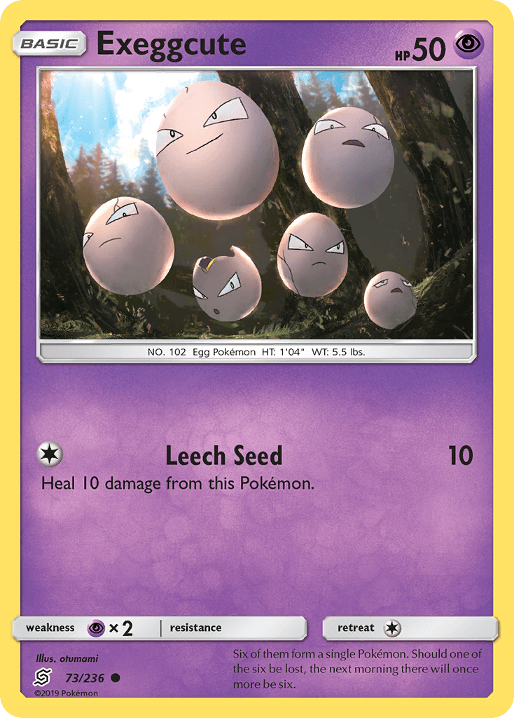 Exeggcute, kortbilde fra pokemontcg.io