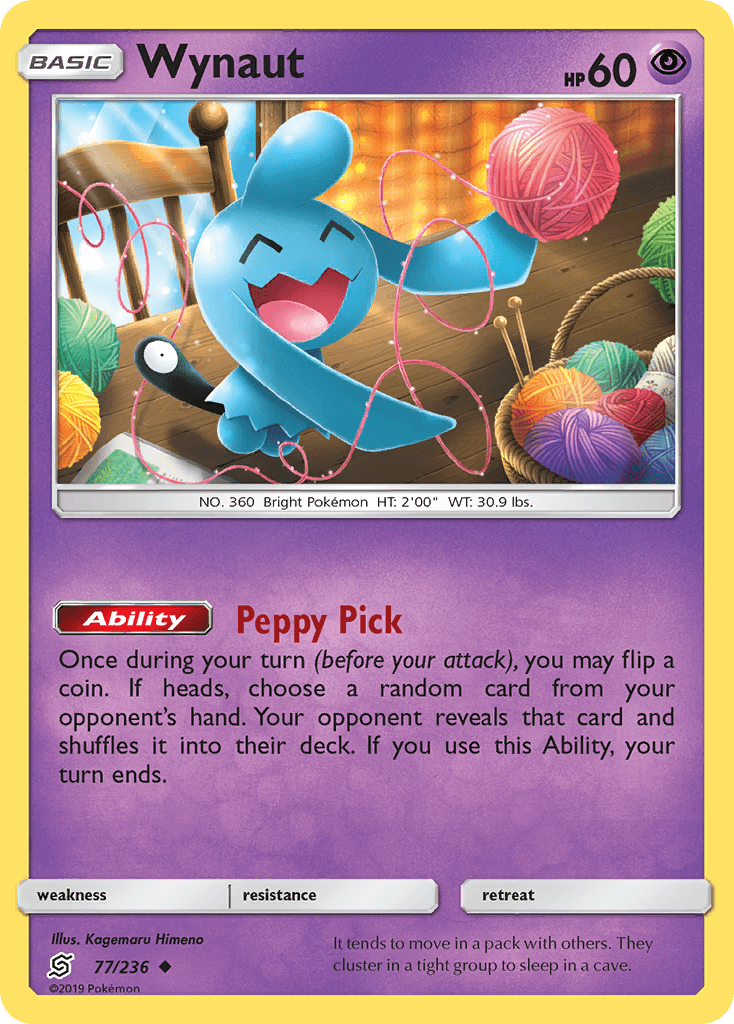 Wynaut, kortbilde fra pokemontcg.io
