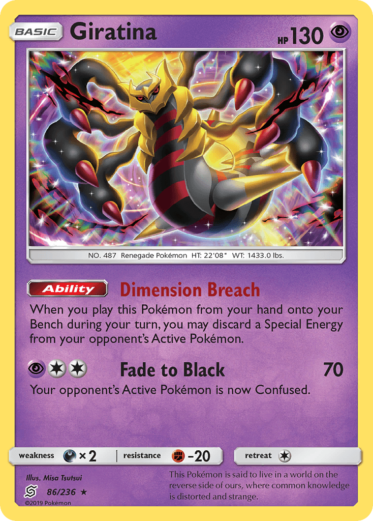 Giratina, kortbilde fra pokemontcg.io