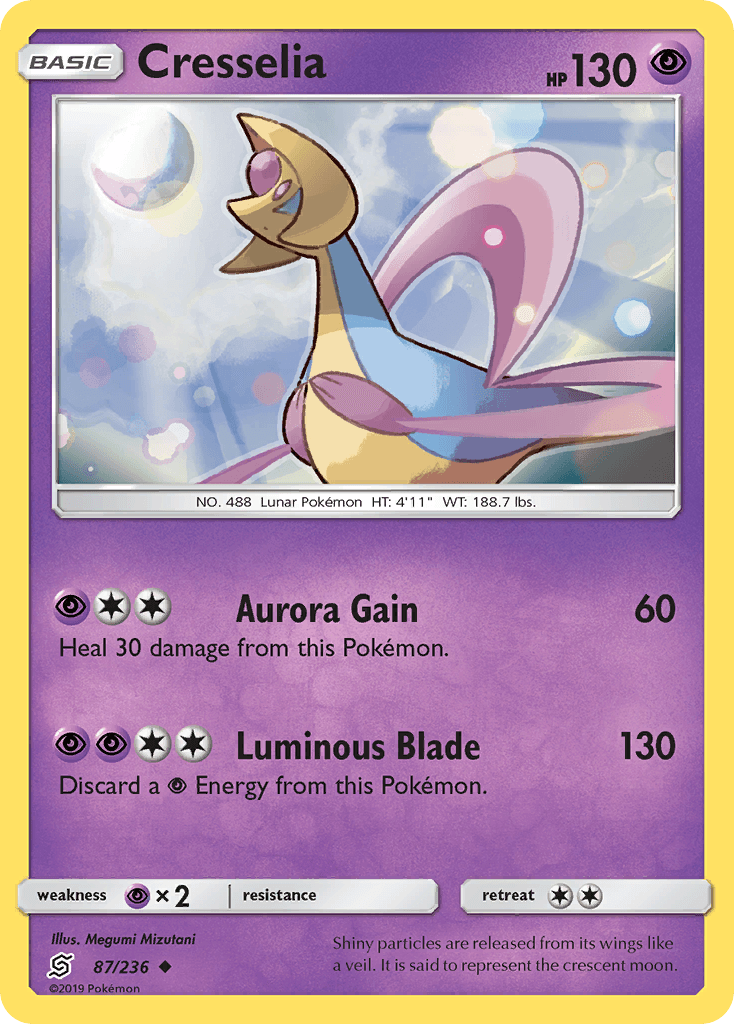 Cresselia, kortbilde fra pokemontcg.io