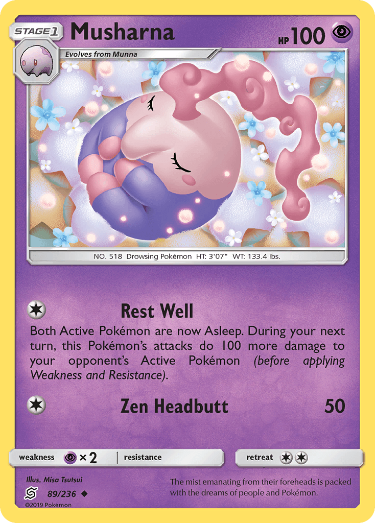 Musharna, kortbilde fra pokemontcg.io