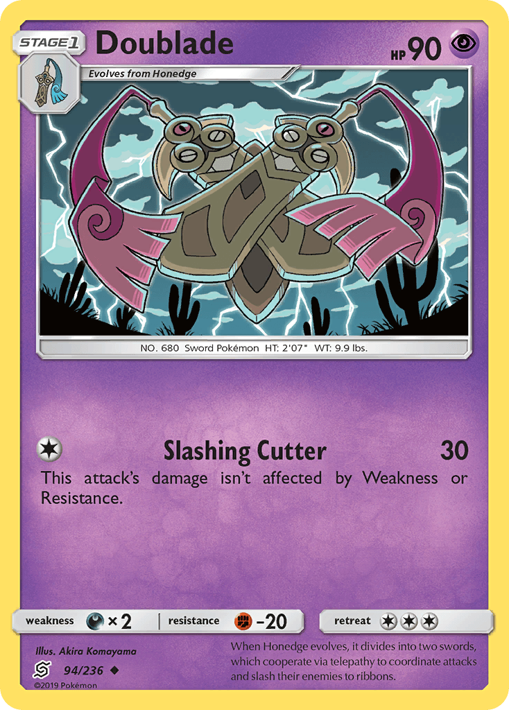 Doublade, kortbilde fra pokemontcg.io