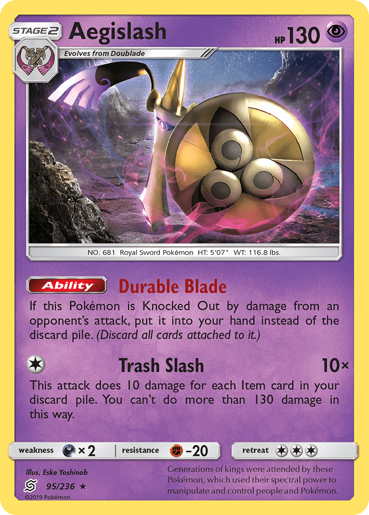 Aegislash, kortbilde fra pokemontcg.io