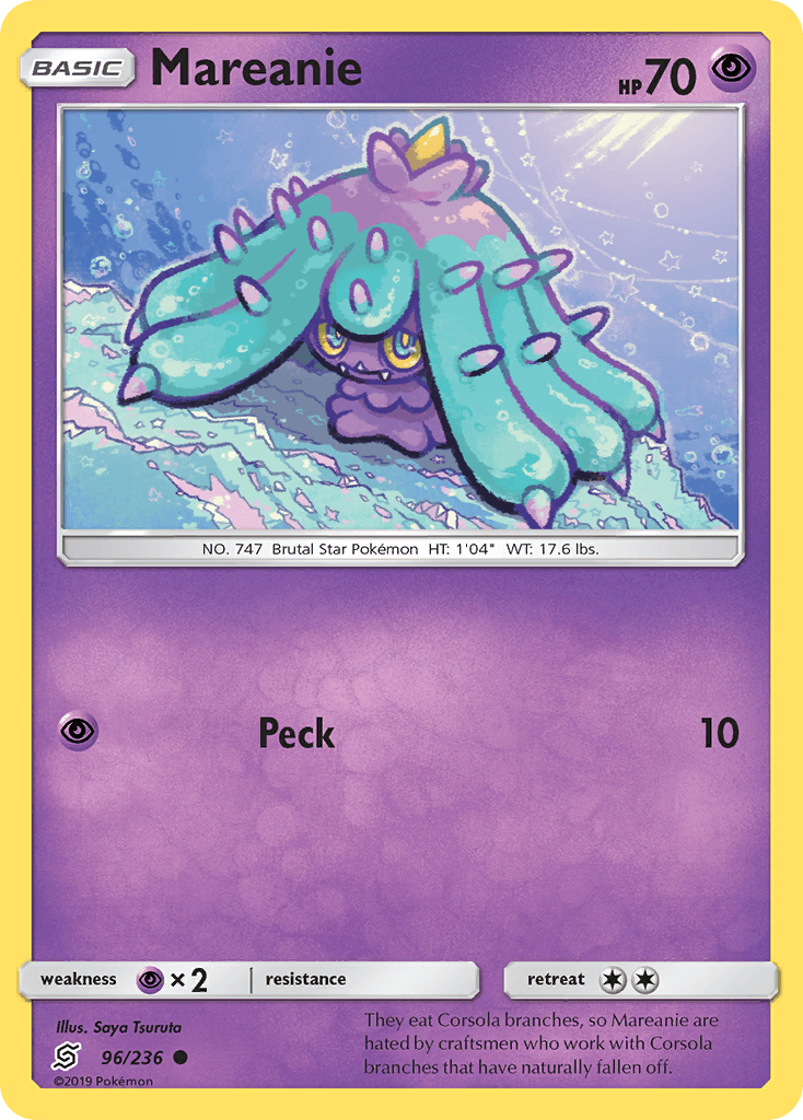 Mareanie, kortbilde fra pokemontcg.io