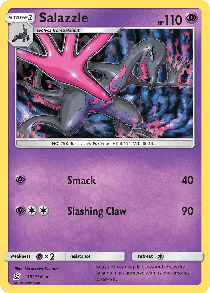 Salazzle, kortbilde fra pokemontcg.io