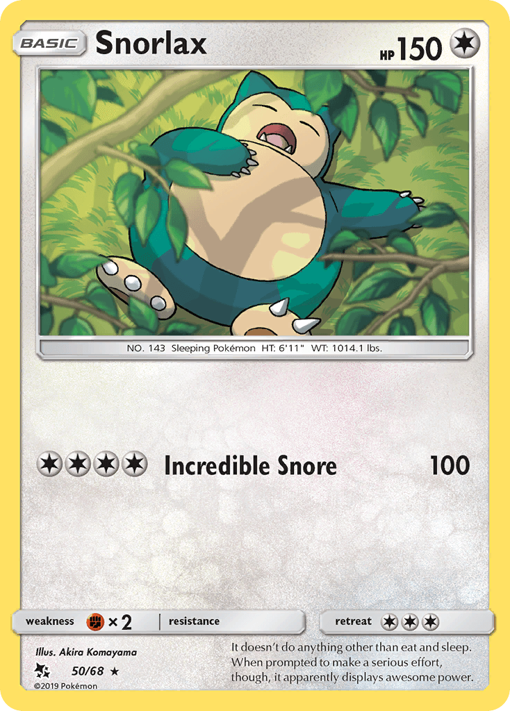 Snorlax, kortbilde fra pokemontcg.io