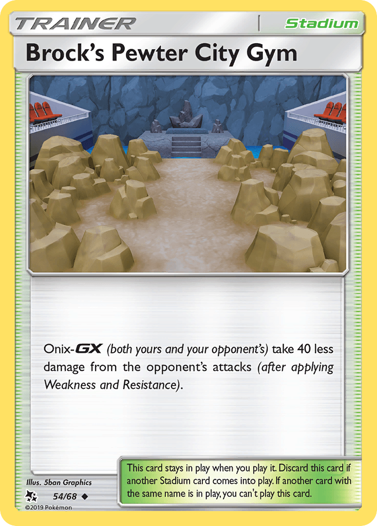 Brock's Pewter City Gym, kortbilde fra pokemontcg.io