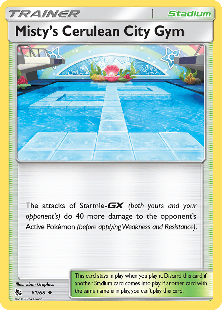 Misty's Cerulean City Gym, kortbilde fra pokemontcg.io