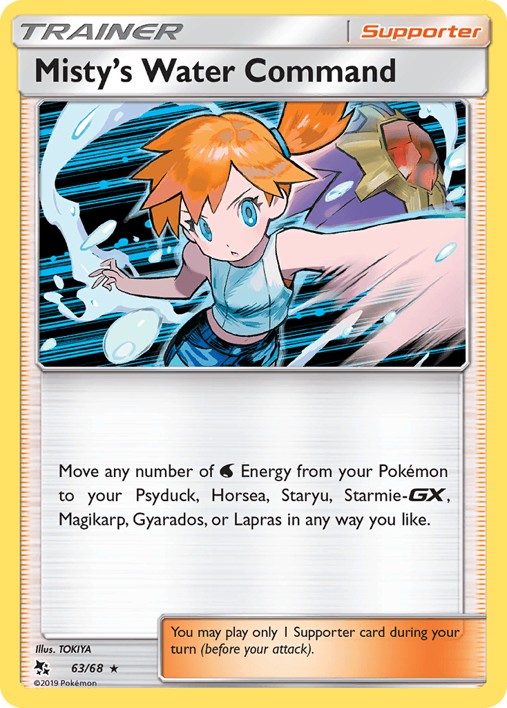 Misty's Water Command, kortbilde fra pokemontcg.io