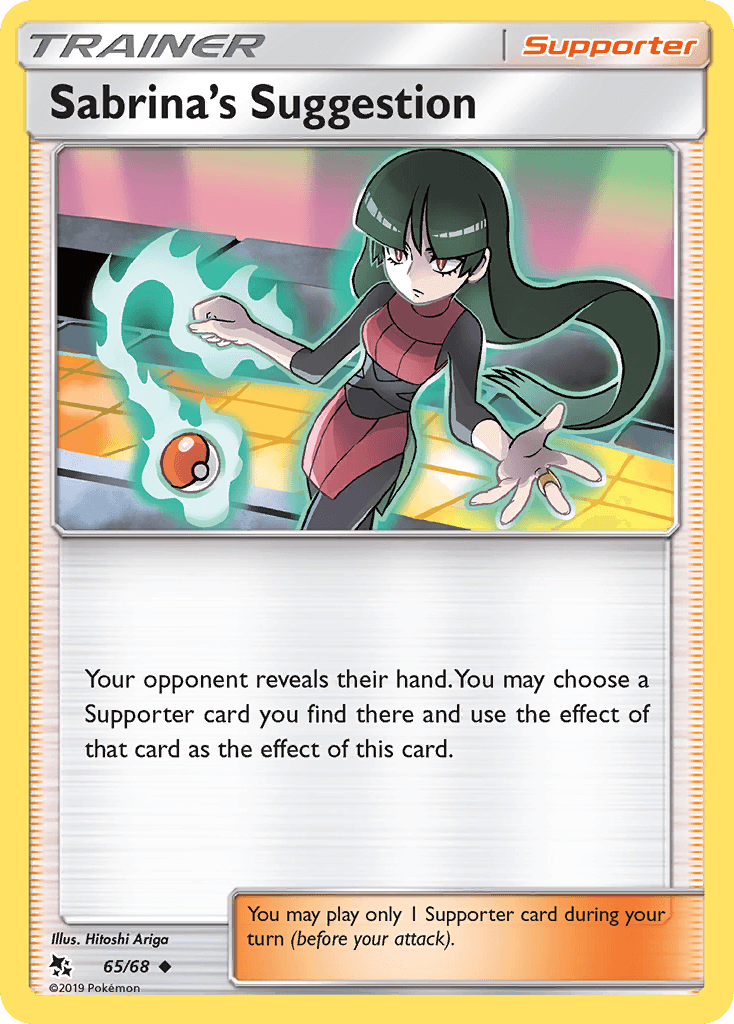Sabrina's Suggestion, kortbilde fra pokemontcg.io