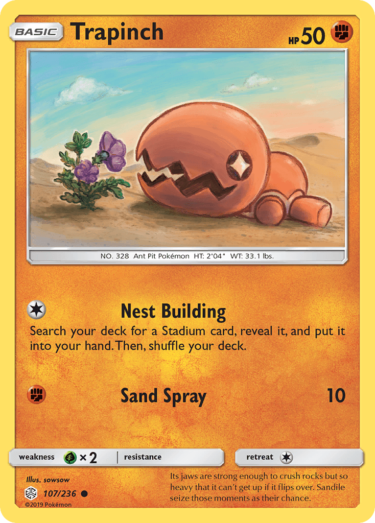 Trapinch, kortbilde fra pokemontcg.io