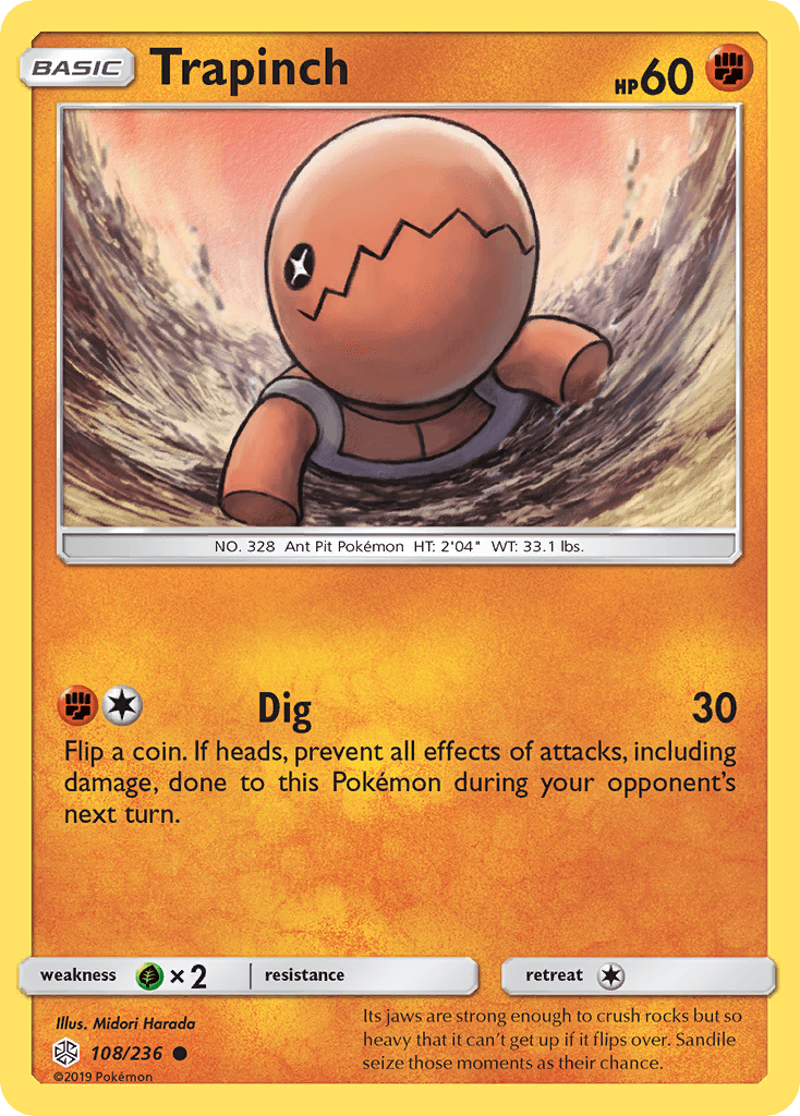Trapinch, kortbilde fra pokemontcg.io