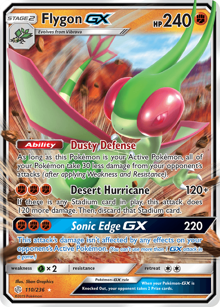 Flygon-GX, kortbilde fra pokemontcg.io