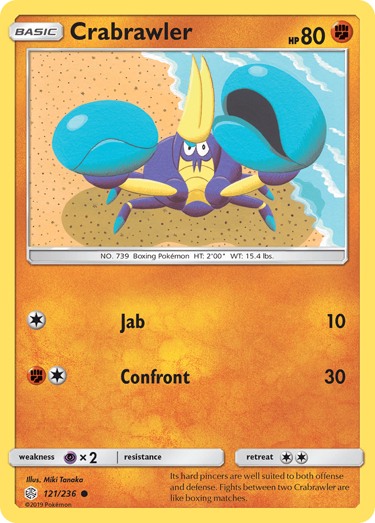 Crabrawler, kortbilde fra pokemontcg.io