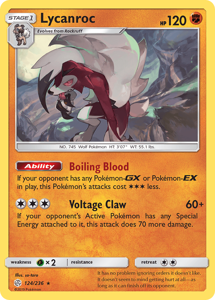Lycanroc, kortbilde fra pokemontcg.io