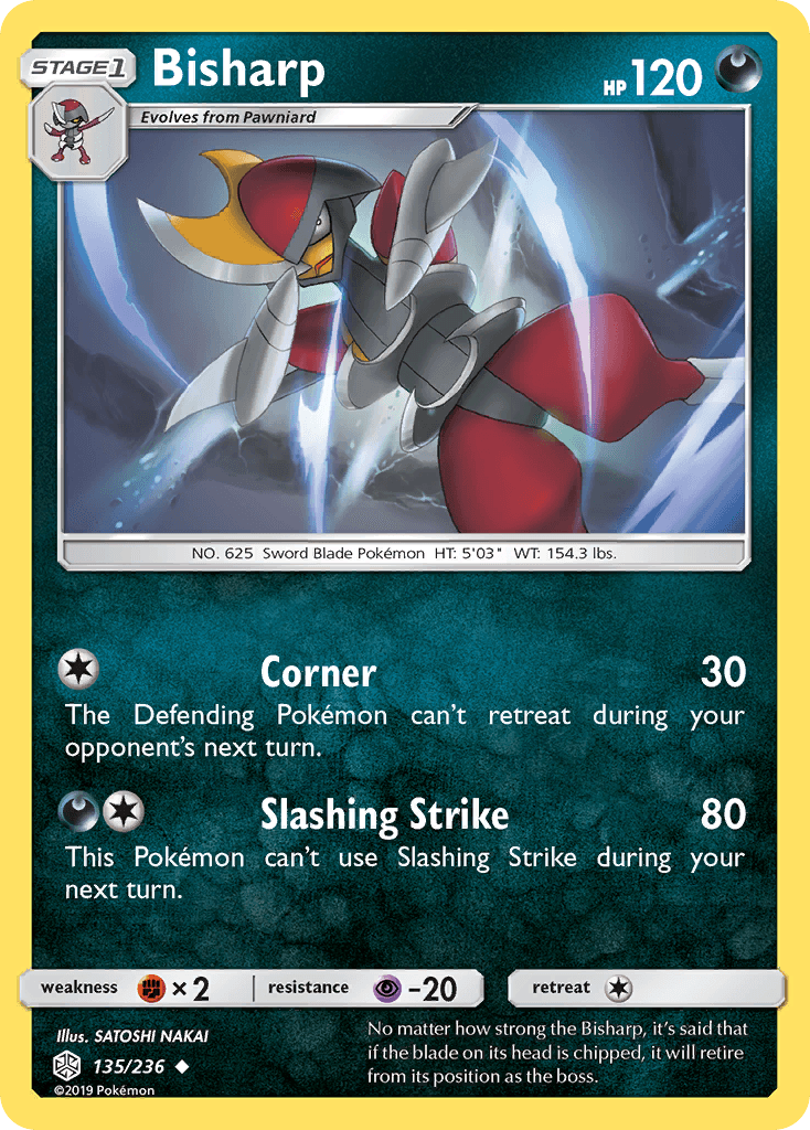 Bisharp, kortbilde fra pokemontcg.io